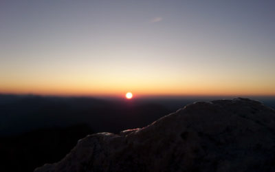 Sonnenuntergangserlebnis in den Leitzachtaler Bergen
